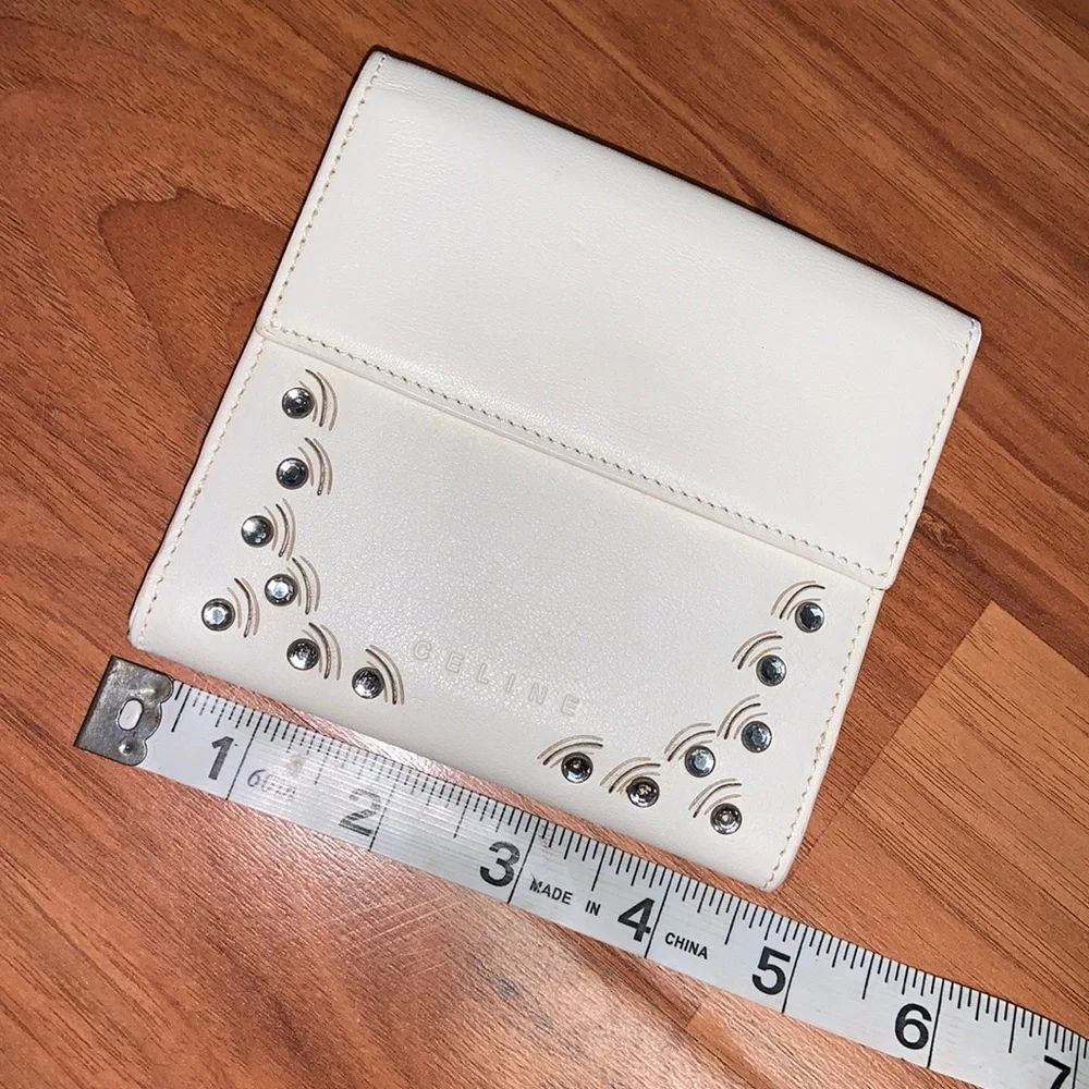 Authentic Celine Compact Rhinestone Wallet - Picture 7 of 14